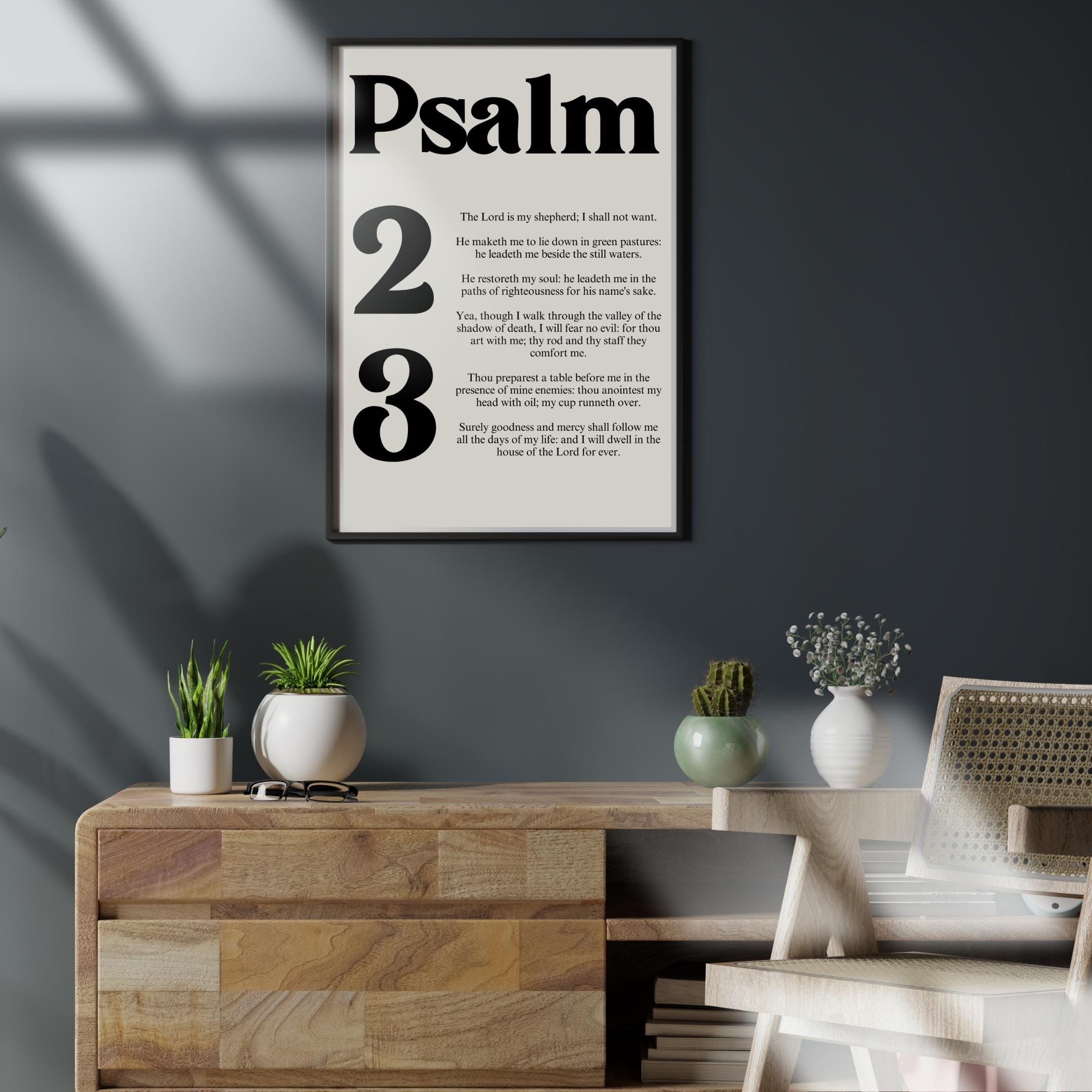 Psalm 23 Scripture Wall Art Print (Digital Download) - Image 11