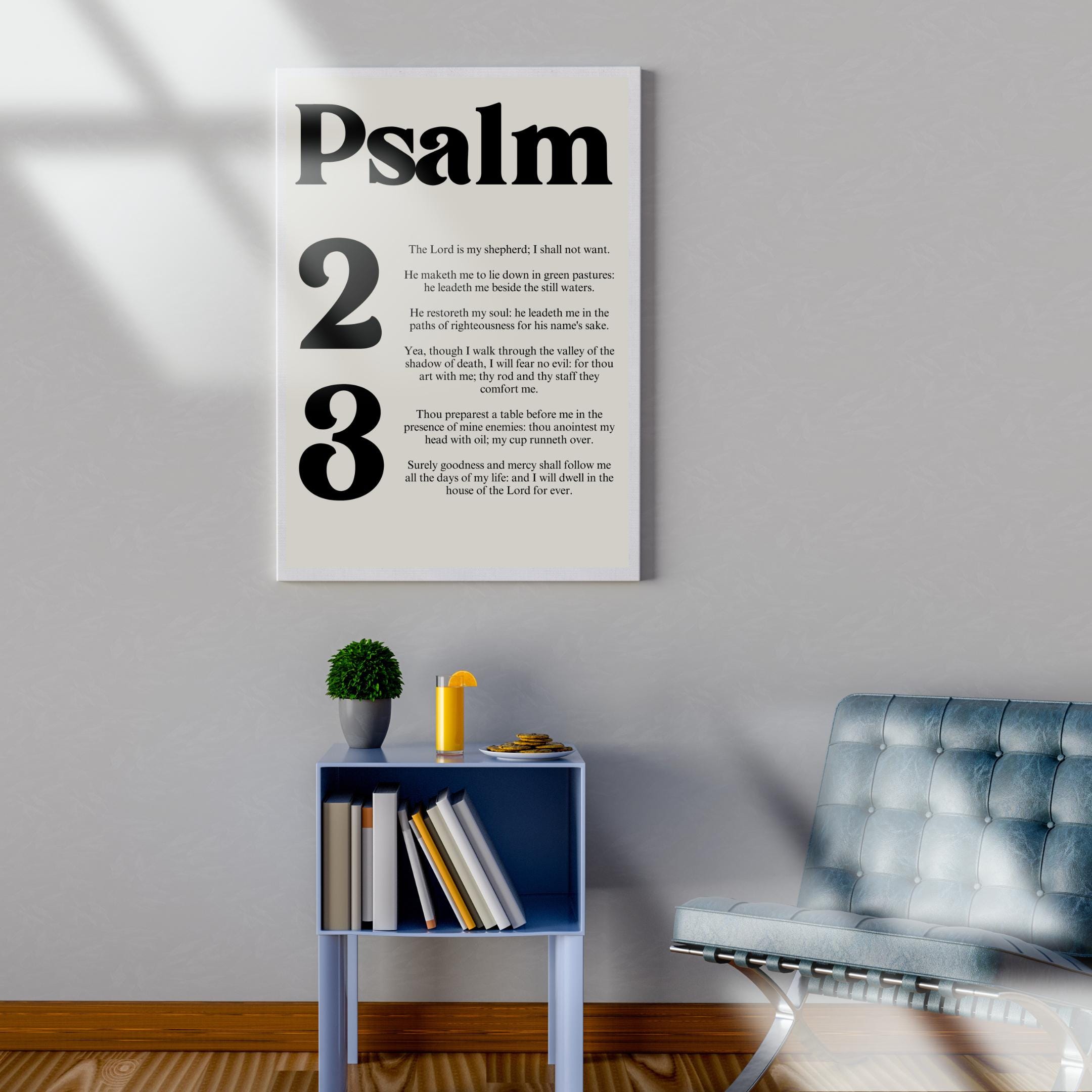 Psalm 23 Scripture Wall Art Print (Digital Download) - Image 7