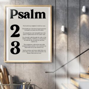 Psalm 23 Scripture Wall Art Print (Digital Download) - Image 9