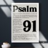 Psalm 91 Scripture Wall Art Print (Digital Download)