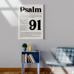 Psalm 91 Scripture Wall Art Print (Digital Download)