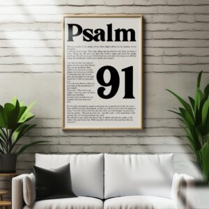 Psalm 91 Scripture Wall Art Print (Digital Download) - Image 12