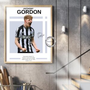 Anthony Gordon Soccer Art Print: Everton Fan Decor (Digital Download) - Image 9
