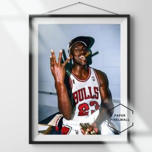 Vintage Basketball Victory Print: Retro Locker Room Art (Digital Download)