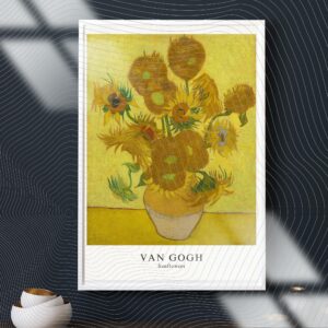 Van Gogh Sunflower Print: Vintage Botanical Wall Art (Digital Download)