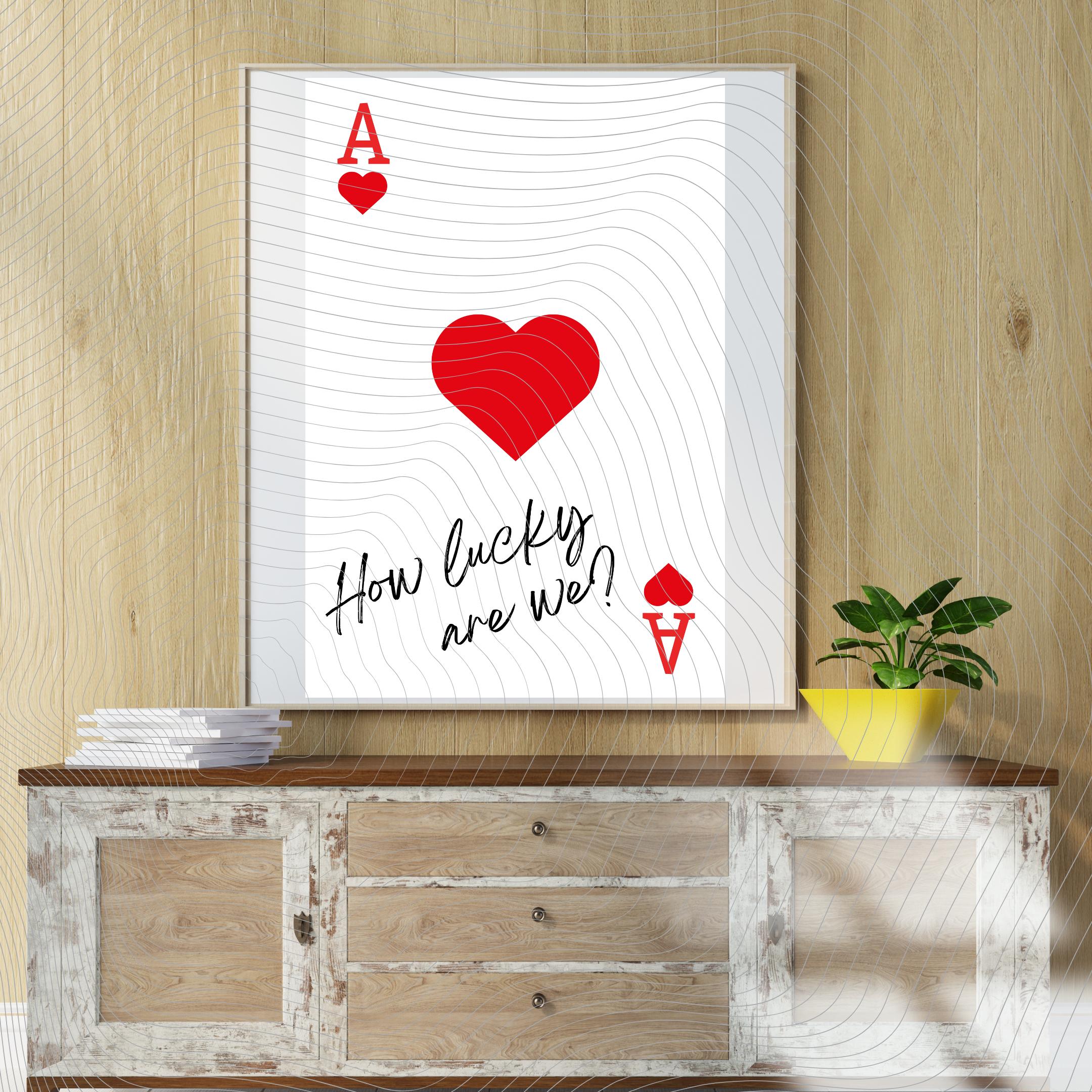 Ace of Hearts Love Quote Print: Romantic Playing Card Wall Art (Digital Download) - Image 10