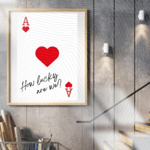 Ace of Hearts Love Quote Print: Romantic Playing Card Wall Art (Digital Download) - Image 9