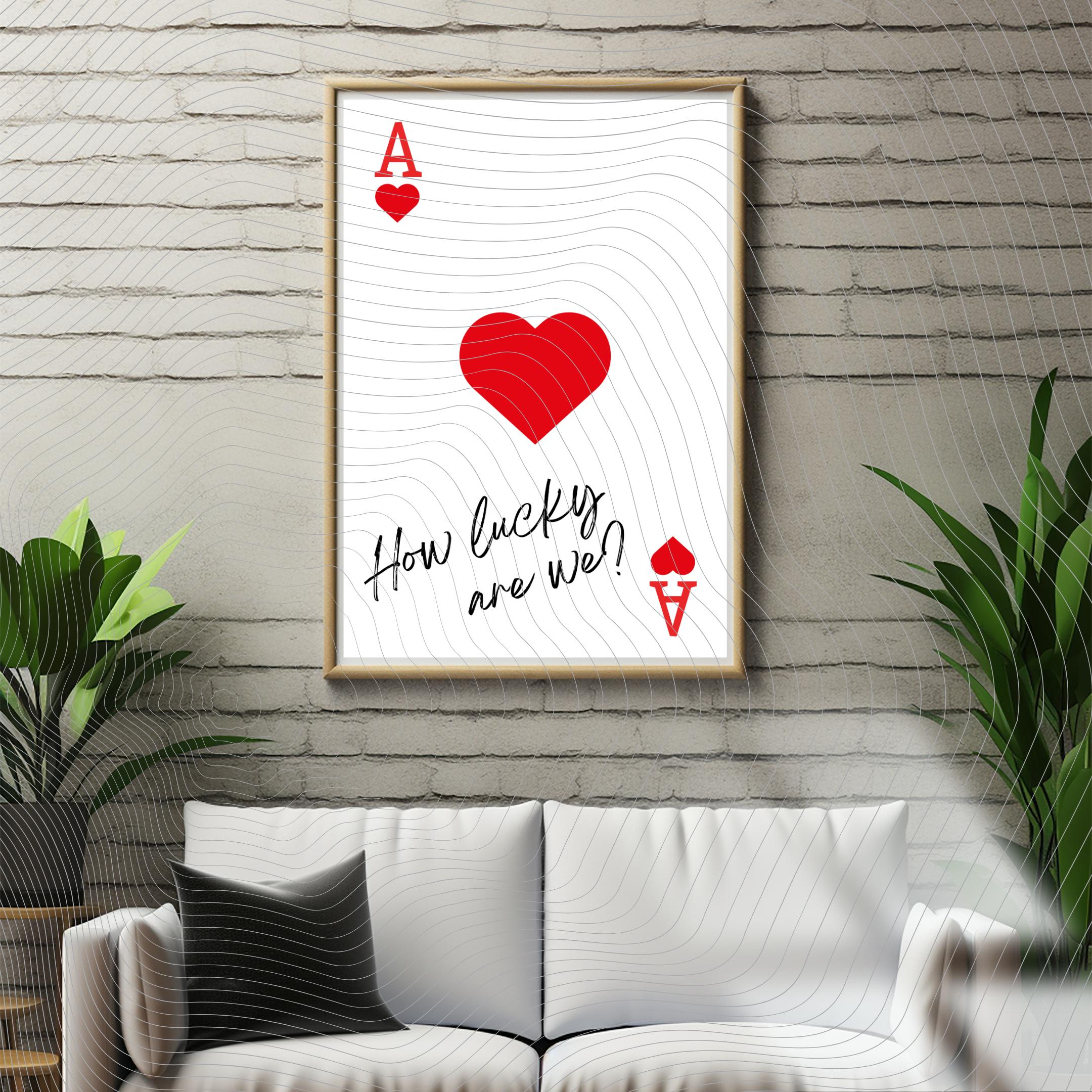 Ace of Hearts Love Quote Print: Romantic Playing Card Wall Art (Digital Download) - Image 12