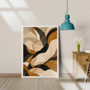 Abstract Terracotta Shapes Art Print: Modern Boho Decor (Digital Download) - Image 8