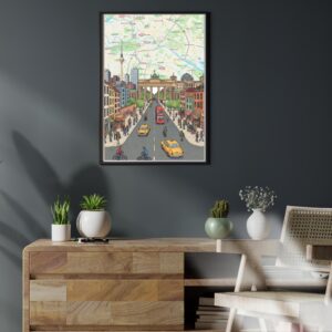 Berlin Cityscape Wall Art Print - Digital Download Poster - Image 11