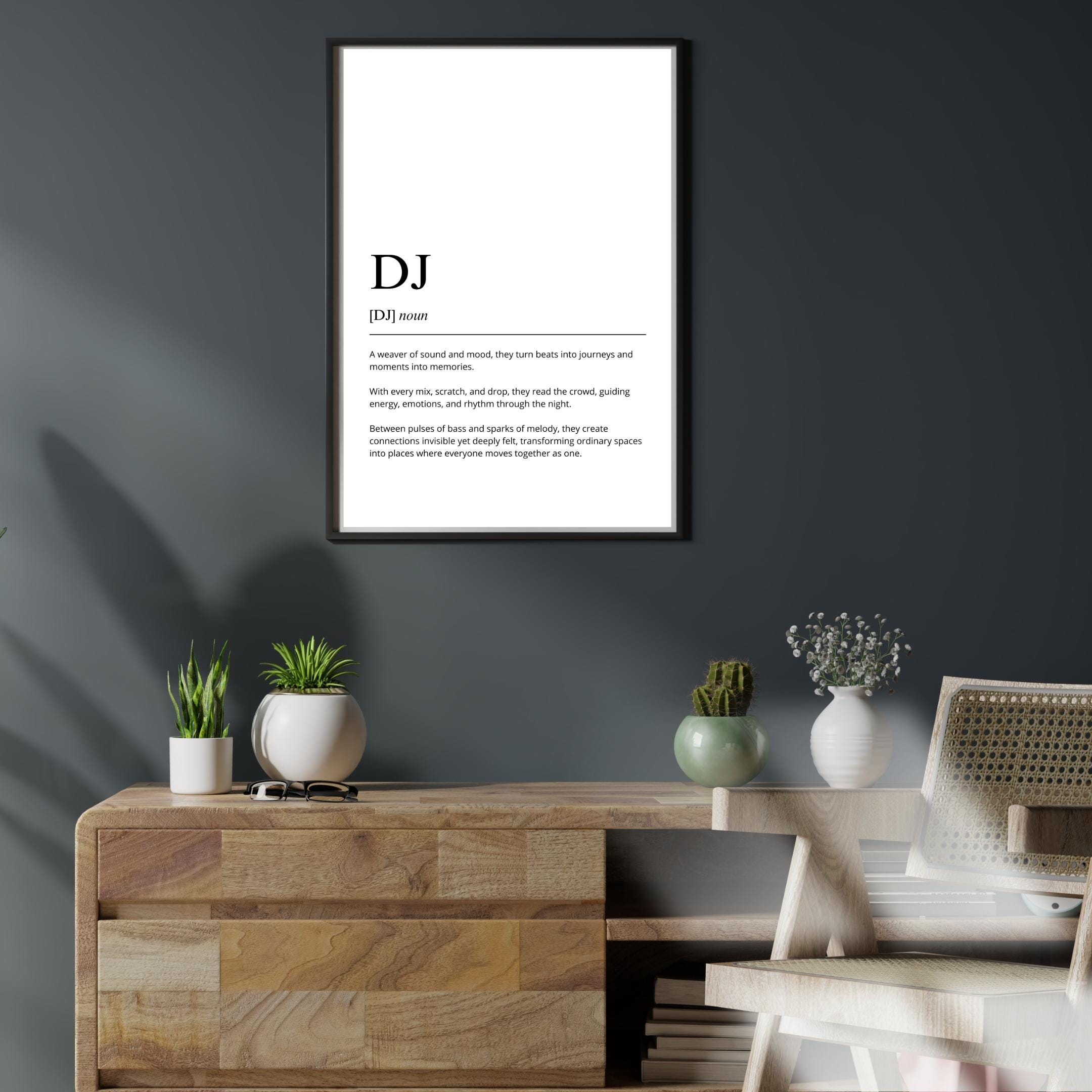 DJ Definition Art Print | Minimalist Music Lover Gift (Digital Download) - Image 11