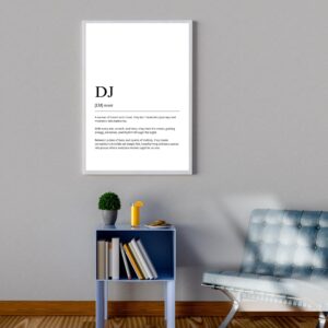 DJ Definition Art Print | Minimalist Music Lover Gift (Digital Download)