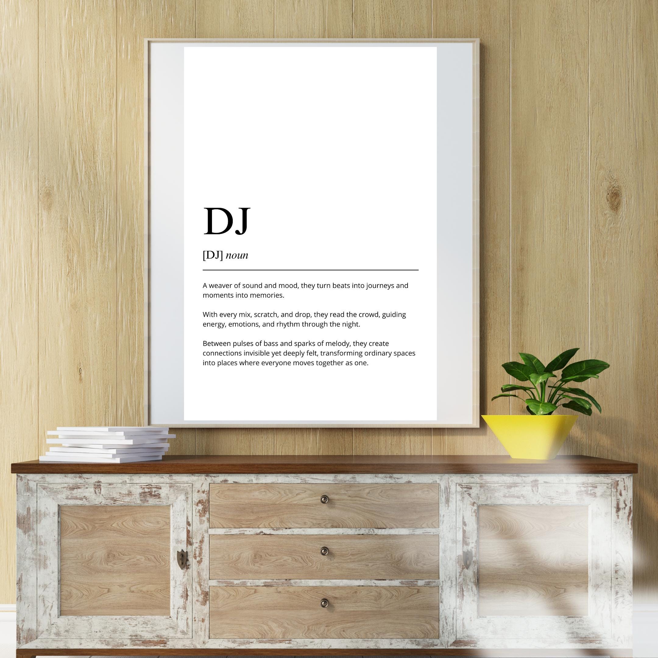 DJ Definition Art Print | Minimalist Music Lover Gift (Digital Download) - Image 10