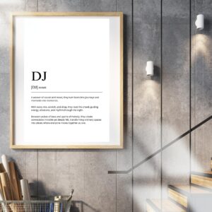 DJ Definition Art Print | Minimalist Music Lover Gift (Digital Download) - Image 9