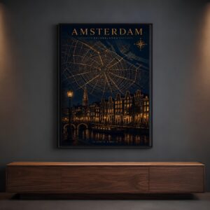 Amsterdam City Map Poster Digital download - Travel Wall Art - Image 6