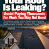 Your Roof Is Leaking? Weluda Homeowner Action and Second-Opinion Guide with teal and orange cover and a storm-damaged shingle roof